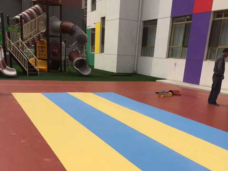 內蒙古呼和浩特市幼兒園室外地板