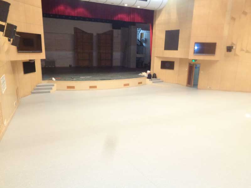 北師大田家炳藝術書院禮堂pvc地板