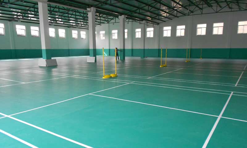 塑膠運動地板圖片 塑膠運動地板鋪設前的注意事項